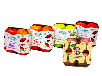 4ct Organic Apples in Eco-Tray: Fresh. Simple. Sustainable.