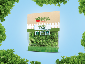 Backyard Farms® Greenleaf Lettuce Paper Bag