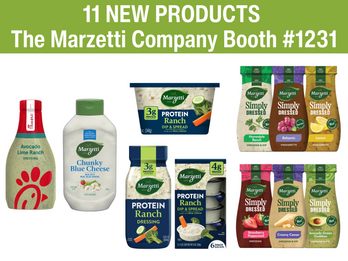 11 NEW Products from The Marzetti Company Booth #1231