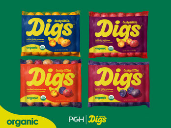 Organic Tasty Little Digs & Big! Digs