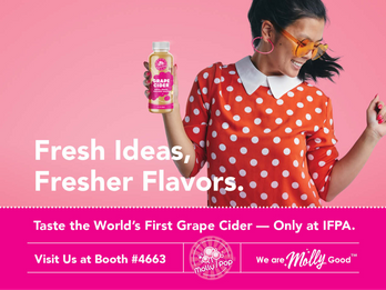 Molly Pop: The World's First Grape Cider, a Fresher Fresh Idea!