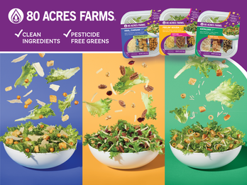 80 Acres Farms Fresh & Clean On-the-go Salad Kits