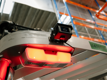 Lopos Beacon on a Forklift