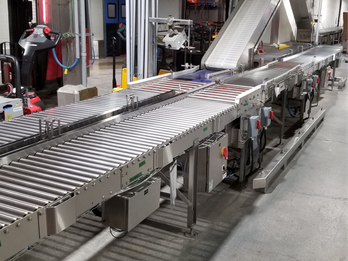 Motorized Driven Roller (MDR) conveyor 48/24V