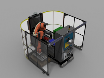 Compact Dual Palletizing Cell