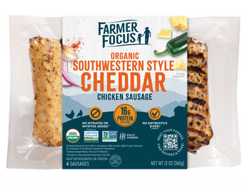 Organic Southwestern Cheddar Chicken Sausage