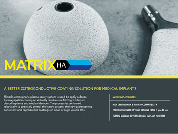 Surface Characterization Services: MATRIX HA®