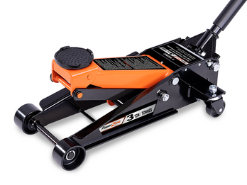 3 Ton Heavy Duty Steel Floor Jack with Quick Lifting Dual Pumps