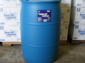 55-gallon drum of DEF.