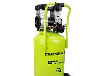 Flexzilla Air Compressor with Quiet Technology Portable 2HP 10gal