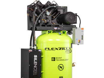 Flexzilla Pro Air Compressor Stationary w/Silencer - 10HP 120 gal
