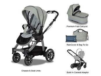 Mercedes Benz All-Terrain GTR Pushchair in Sage Grey
