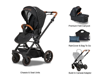 Mercedes Benz AMG GT² Pushchair in Siena Braun