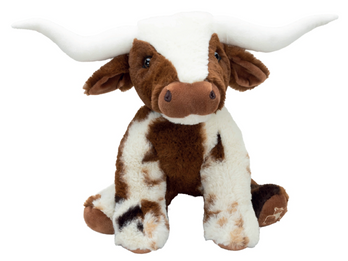 Cream Brown Texas Longhorn