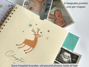 6 Keepsake Pockets . One Per Chapter, Built to Hold Every Memory