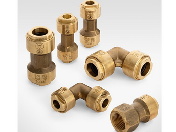 Streamline® Refrigerant Brass Push Fittings