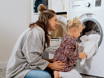 We make it easy for you to offer in-home laundry