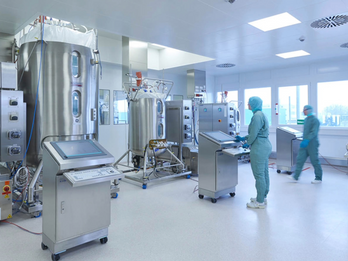 cGMP manufacturing at our site in Laupheim, Germany