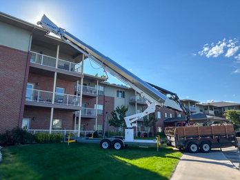 Trash Rocket on apartment project