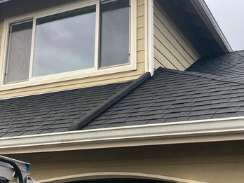 Rot Stopper downspout installed