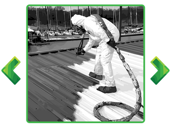 Spraying Expandothane is EZ
