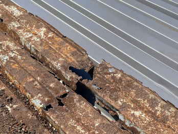 Old metal deck meets New metal deck