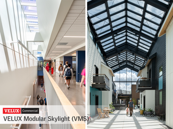 VELUX Modular Skylights VMS - Commercial application