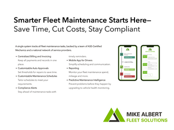 Streamline Fleet Maintenance and Drive Down Operational Costs