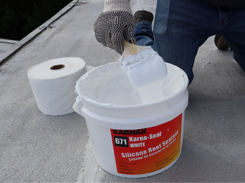 671 Karna-Seal Silicone Roof Sealant White