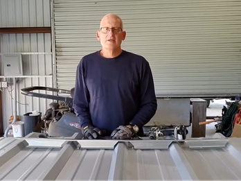 R-Panel Recover Using Roof Hugger