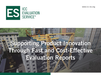 ICC-ES: Because Quality and Speed Matter