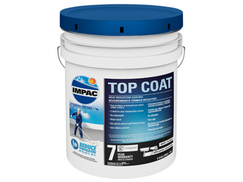 High performance roof coating white elastomeric reflective