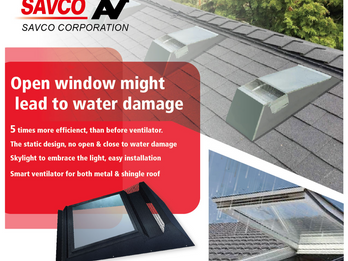 SAVCO Roof Skylight Vent