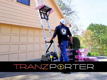 TranzPorter Ladder Hoist - 250 lb & 400 lb capacity Roofing Tool