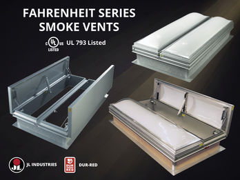 Fahrenheit Series Smoke Vents - UL 793 listed
