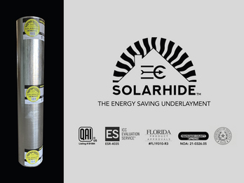 SOLARHIDE The Energy Saving Underlayment