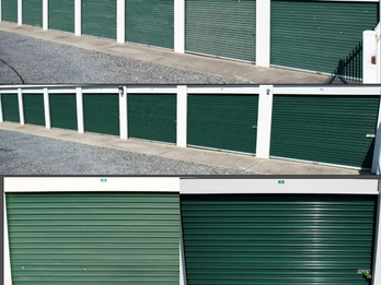 Green Doors Before and After Everbrite