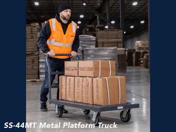Metal Platform Truck, 24"W x 48"L - Capacity 2,000 lbs