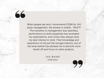 CSSM Client Testimonial