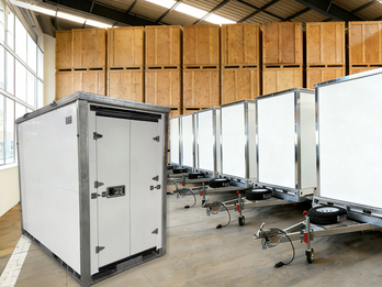 Indoor Flat pack Moving and Storage unit