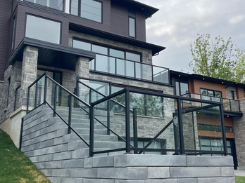 Vista Framed Glass Railing