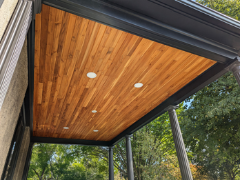 Solid Teak Wood Ceiling