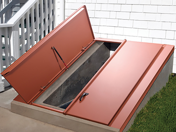 Sloped Wall Basement Doors