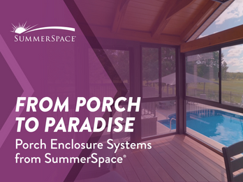 Porch Enclosure System - from Porch to Paradise