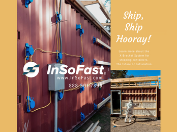 The X-Bracket System for Shipping Container Insulation