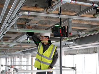 Bosch 18V 360º Green-Beam Three-Plane Laser