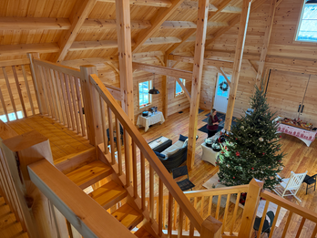 Timber Frame Barn in Brownington, VT