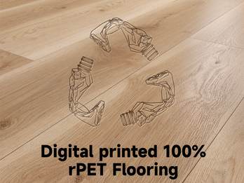 Digital printed 100% rPET Flooring