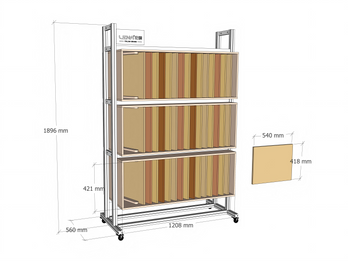DISPLAY RACKS, DISPLAY BOARDS