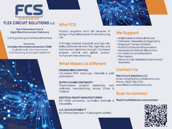 Flex Circuit Solutions LLC. Overview